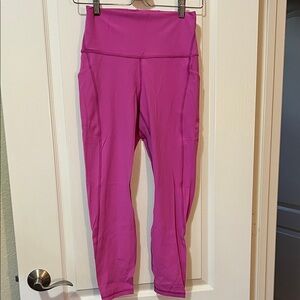 Lululemon Align Leggings 25" with Pockets Pow pink tone Size 8